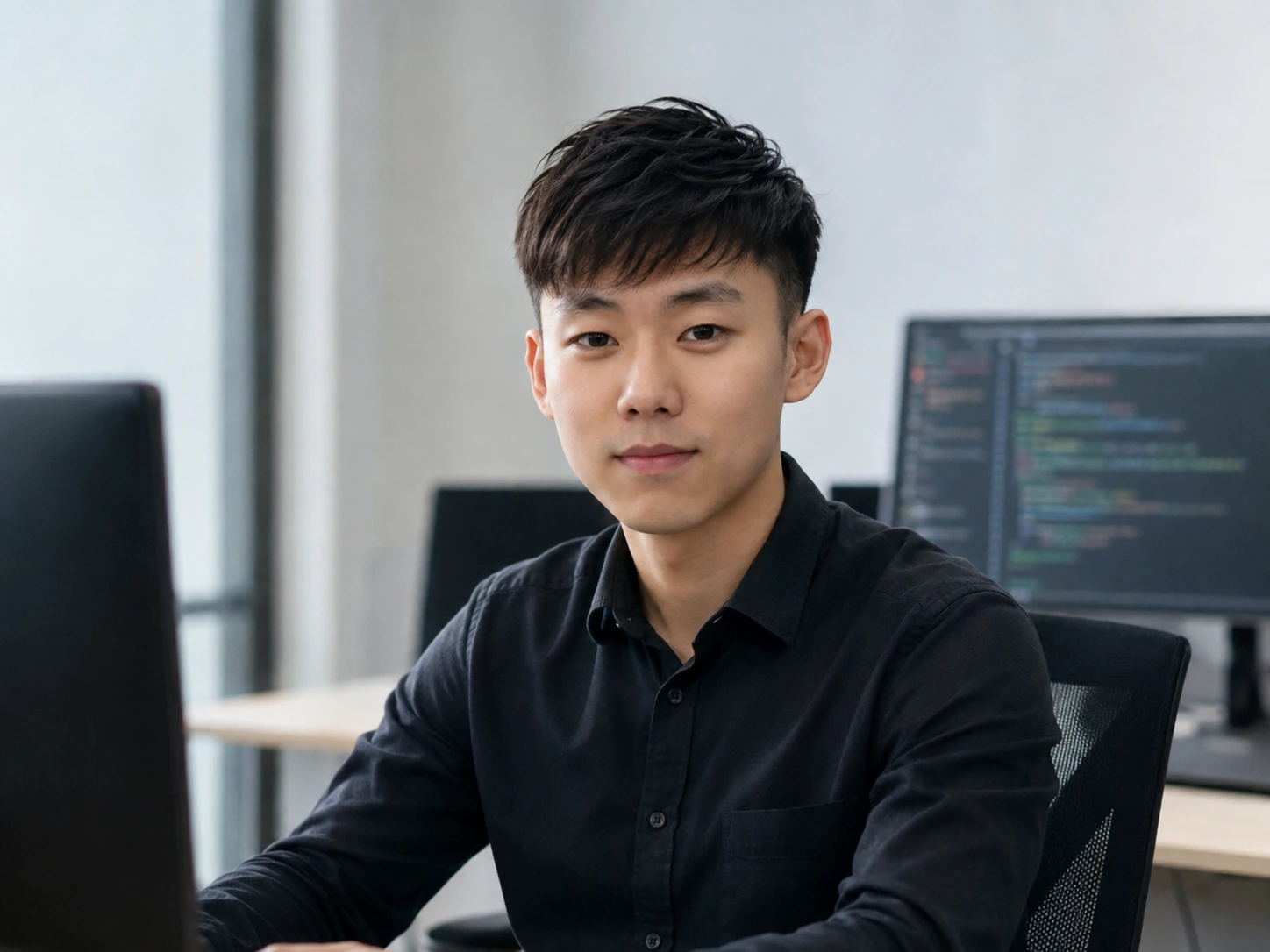 Portrait of Carlo Garcia, AI Engineer at Vortex Digital