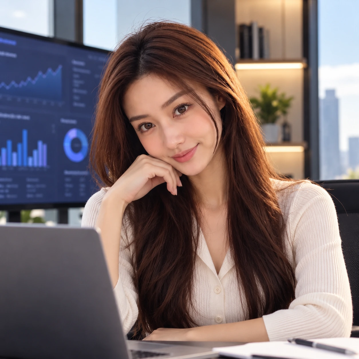 Portrait of Lin Jiayi, CFO at Vortex Digital