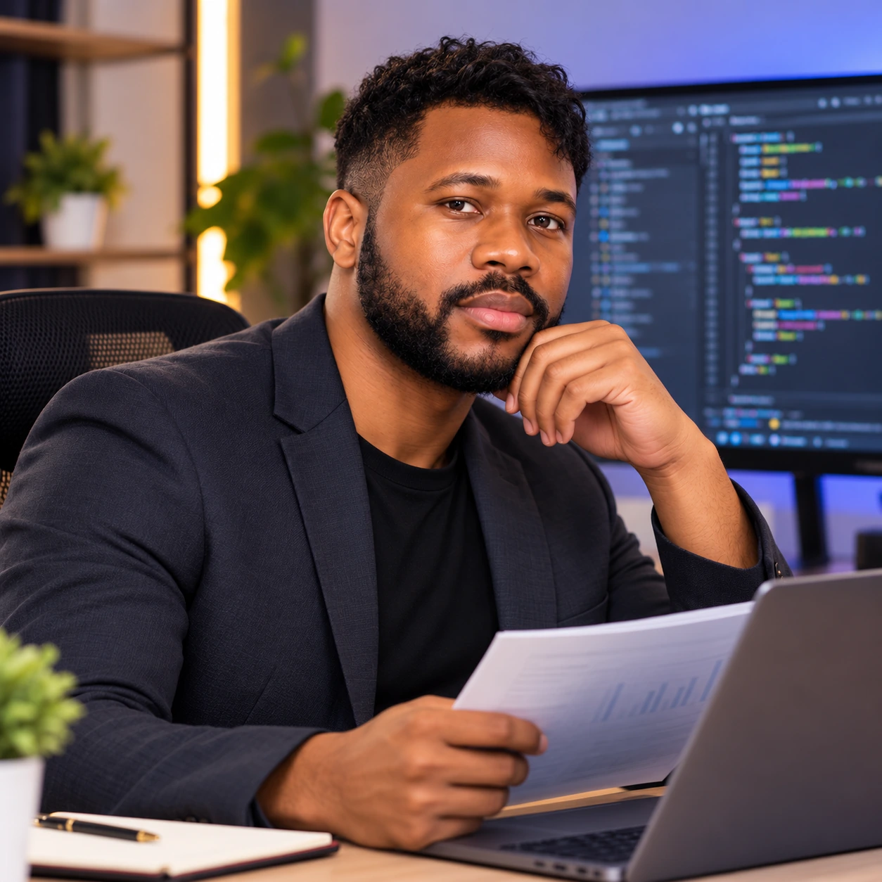 Portrait of Matheus Pereira, Mobile App Developer at Vortex Digital